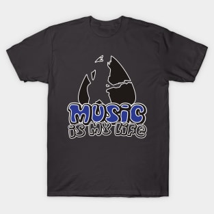 Guitarist Plectrum - Music Is My Life T-Shirt